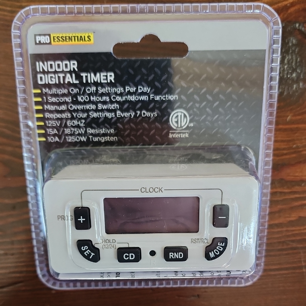 Room Essentials Indoor Digital Timer - White